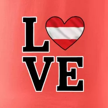 Love Rakouská vlajka