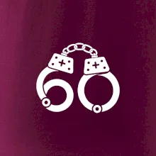 Narozeninové tričko pro policajta - pouta 60