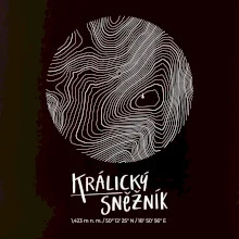 Králický Sněžník - vrstevnice v kruhu