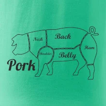 Prase nákres rozřezání