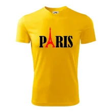 Paris nápis Eiffelova věž