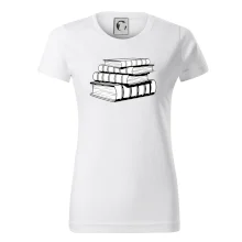 Knihy černobílé na sobě