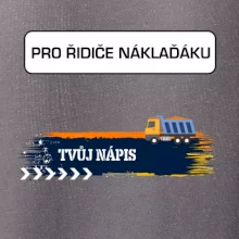 Stavba - vlastní nápis - náklaďák