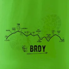 Profil kopců - Brdy