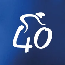 Cyklista slaví čtyřicítku (40)