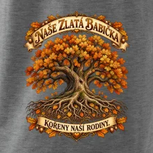 Naše zlatá babička kořeny naší rodiny dub