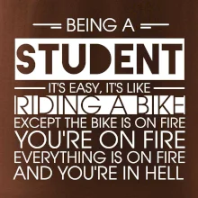 Being a student - bike