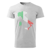 Itálie obrys vlajka