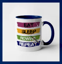 Eat sleep rowing repeat barevné