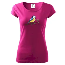 Sýkorka modřinka na větvi