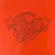 Steampunk srdce kreslené