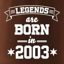 Legends are born in 2003