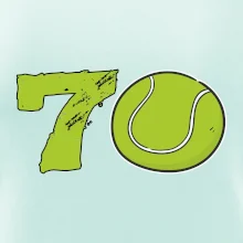 Tenis kulaté narozeniny 70