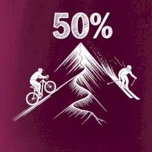 Narozeniny cyklista a lyžař 50