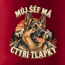 Můj šéf má čtyři tlapky - německý ovčák