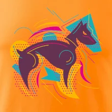 Pes abstrakce hubený