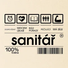 Čárový kód sanitář