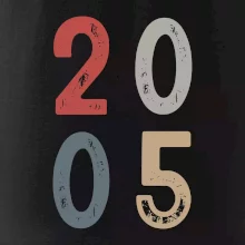 Vintage číslice 2005