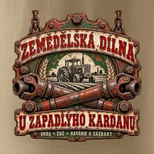 Zemědělská dílna u zapadlého kardanu