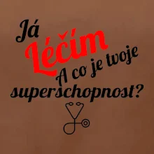 Já léčím - tvoje superschopnost? Šikmý nápis