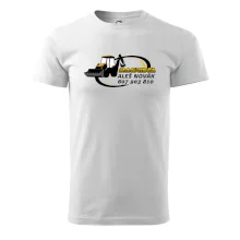 Bagrista v kruhu - vlastní nápis