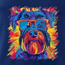 Knírač barevný styl 70s