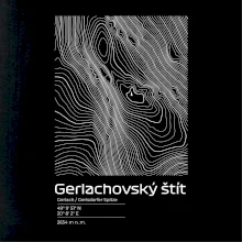 Gerlachovský štít - vrstevnice v obdélníku