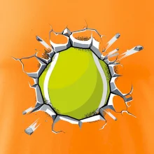 Tenisový míč v triku