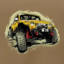 Žlutý offroad s navijákem