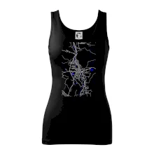 Vrchlabí - Mapa s vodními toky