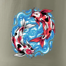 Yin & Yang Koi kapr - červený