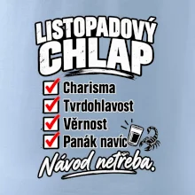 Listopadový chlap charisma a panák navíc