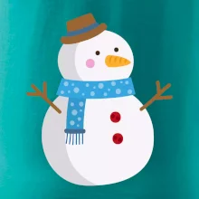 Sněhulák se šálou