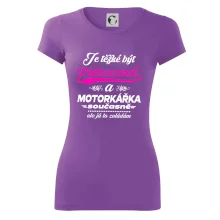 Je těžké být princezna - motorkářka
