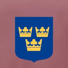 Švédský znak tři korunky velký