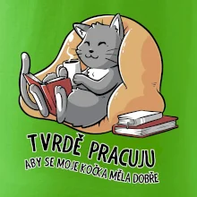Tvrdě pracuju, aby se kočka měla dobře