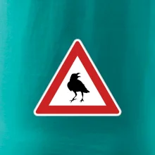 Dopravní značka - Pozor havran