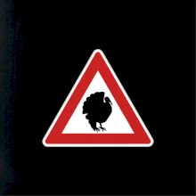 Dopravní značka - krocan