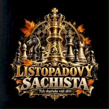 Listopadový šachista se zlatým králem