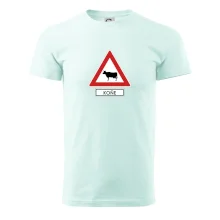 Dopravní značka - Pozor koně / kráva