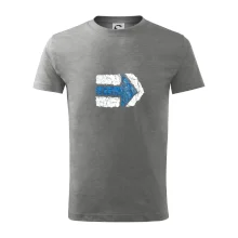 Párová turistická značka modrá