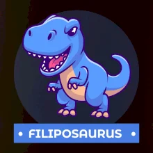 Dinosauří jména - modrý dinosaurus