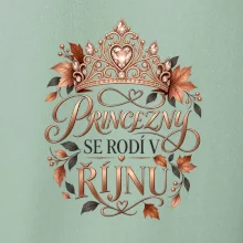 Princezny se rodí v říjnu - královská koruna