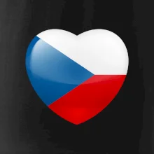 Česká vlajka srdce