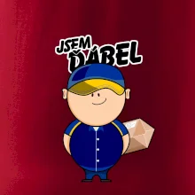 Jsem ďábel doručovatel modro žlutý