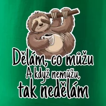 Dělám, co můžu. A když nemůžu, tak nedělám.