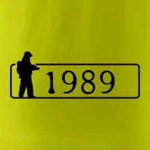 Hasič - ročník narození v rámečku