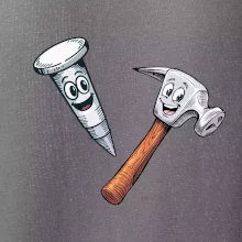 Parové triko - Kladivo a hřebík