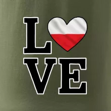 Love Polská vlajka