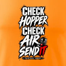 Kontrola zásobníku check hopper air paintball